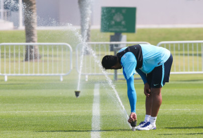 «Газпром»-тренировочные сборы в Дохе: 20 января, утренняя тренировка