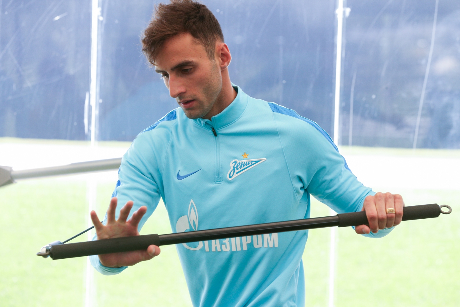 «Газпром»-тренировочные сборы в Дохе: 20 января, утренняя тренировка