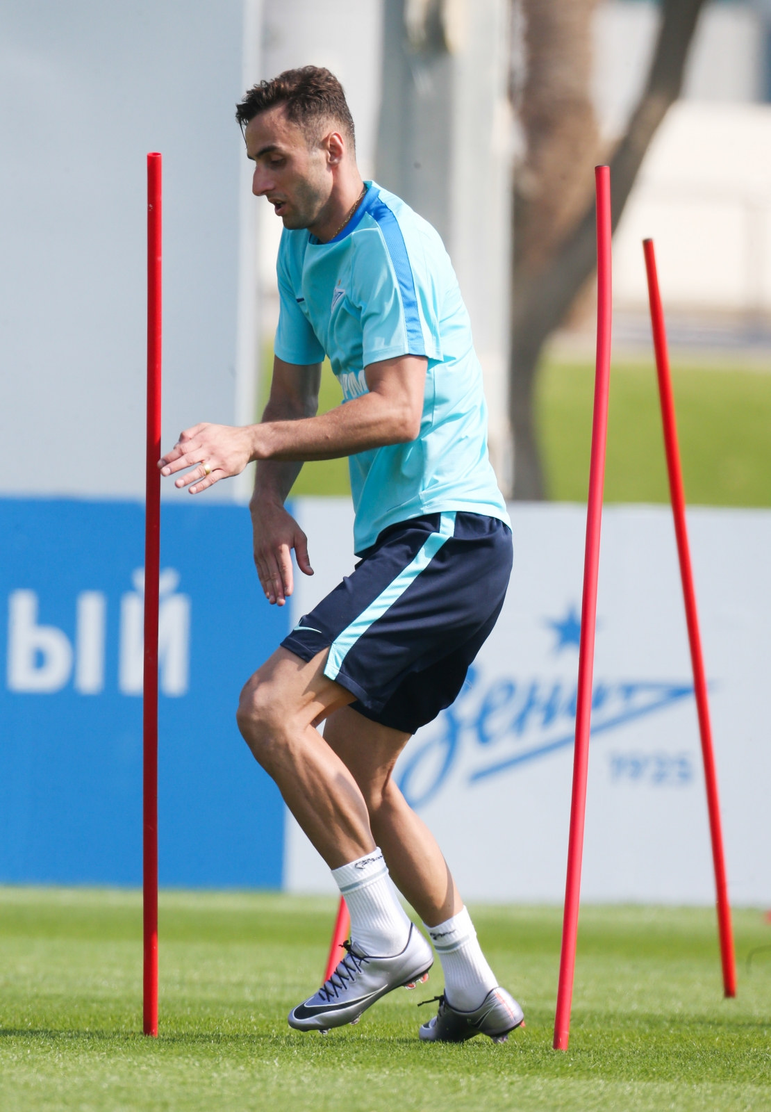 «Газпром»-тренировочные сборы в Дохе: 21 января, утренняя тренировка