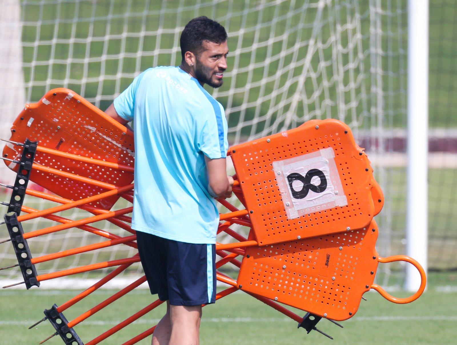 «Газпром»-тренировочные сборы в Дохе: 21 января, утренняя тренировка