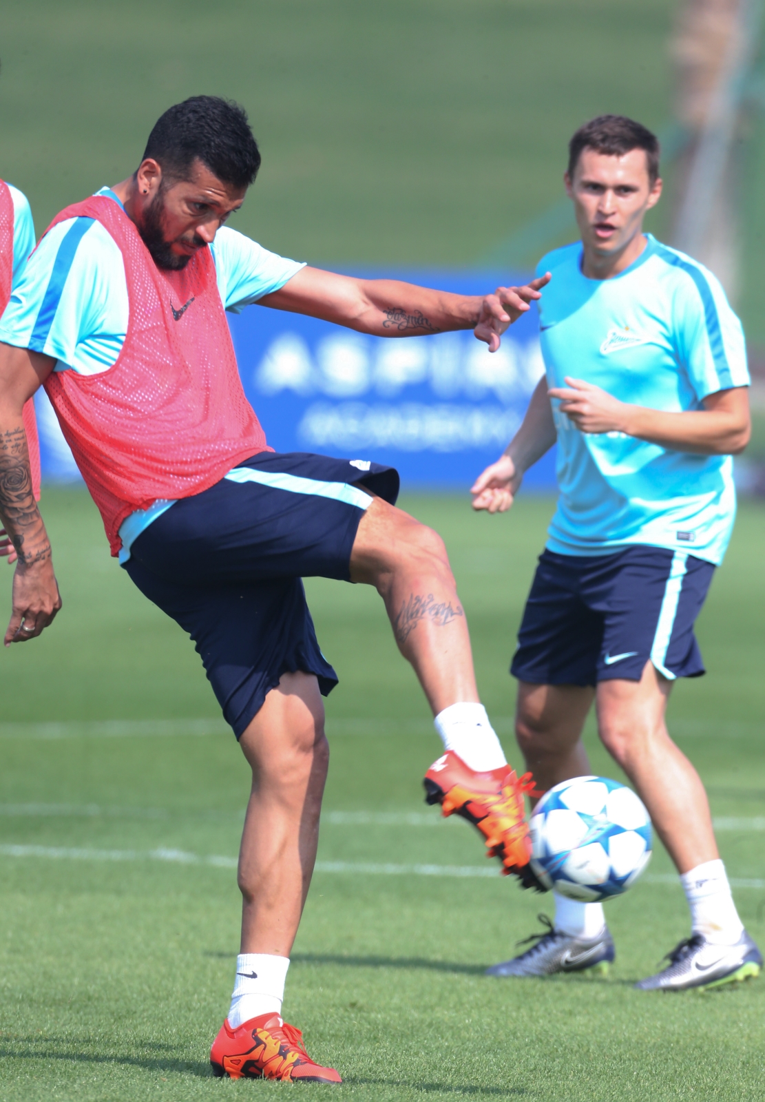 «Газпром»-тренировочные сборы в Дохе: 21 января, утренняя тренировка