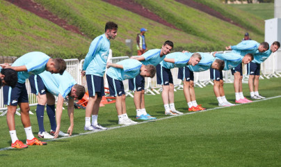 «Газпром»-тренировочные сборы в Дохе: 21 января, утренняя тренировка