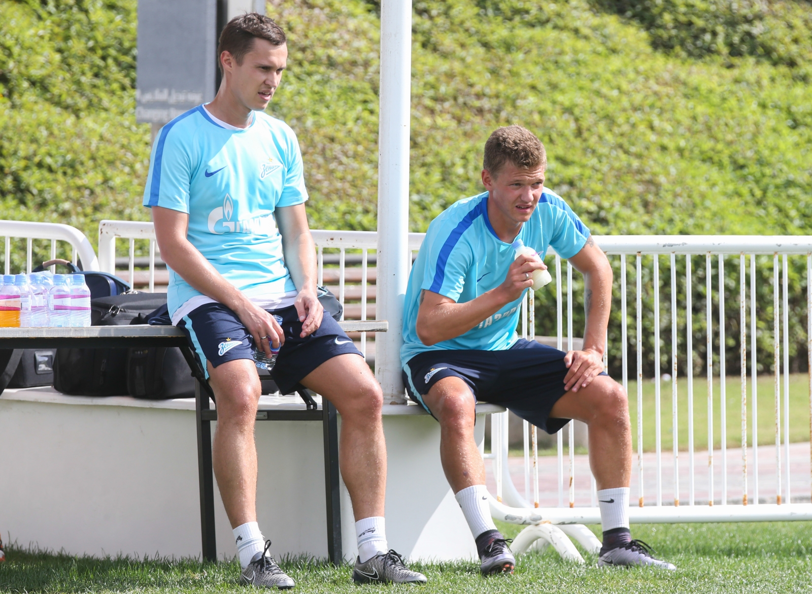 «Газпром»-тренировочные сборы в Дохе: 22 января, утренняя тренировка