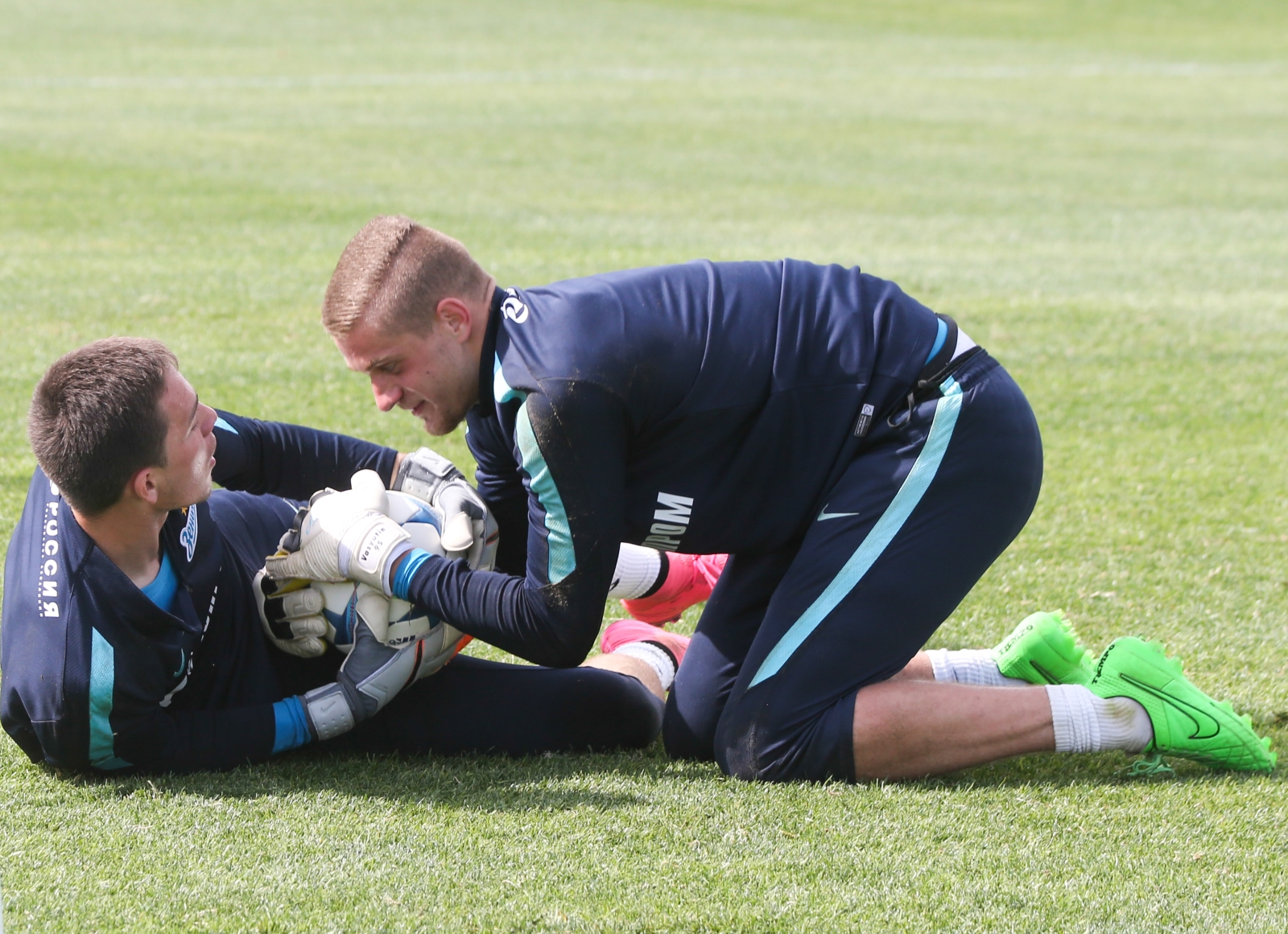 «Газпром»-тренировочные сборы в Дохе: 22 января, утренняя тренировка