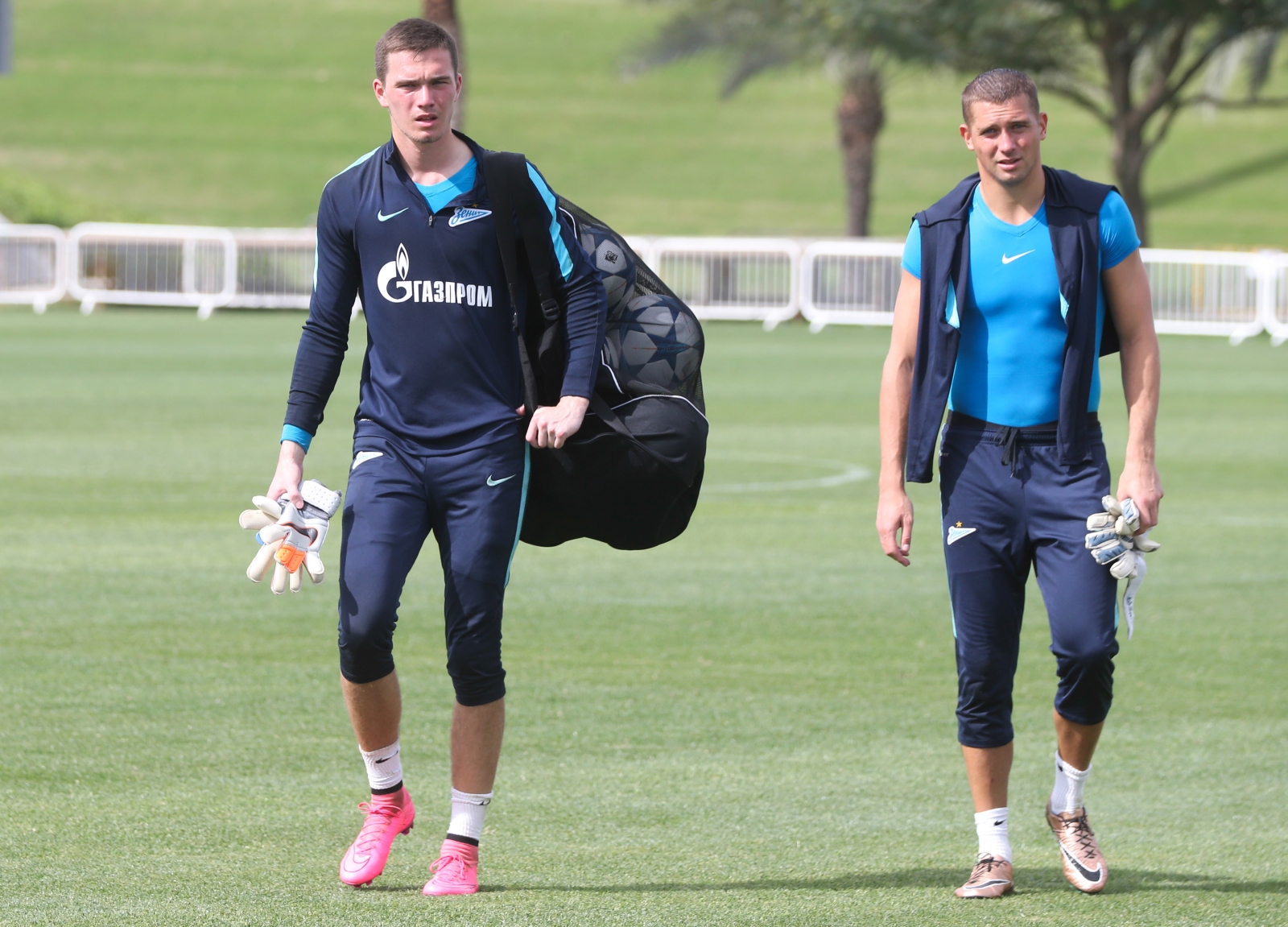 «Газпром»-тренировочные сборы в Дохе: 22 января, утренняя тренировка