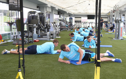 «Газпром»-тренировочные сборы в Дохе: 22 января, утренняя тренировка