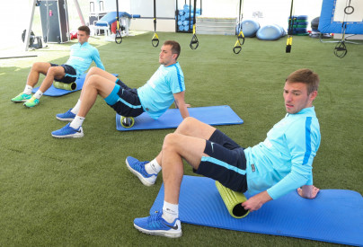 «Газпром»-тренировочные сборы в Дохе: 22 января, утренняя тренировка