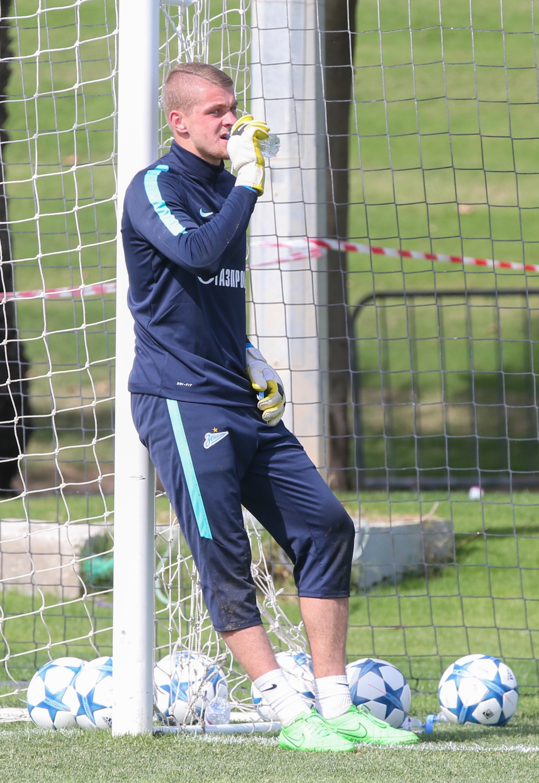 «Газпром»-тренировочные сборы в Дохе: 22 января, утренняя тренировка