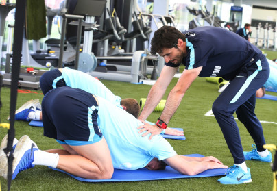 «Газпром»-тренировочные сборы в Дохе: 22 января, утренняя тренировка