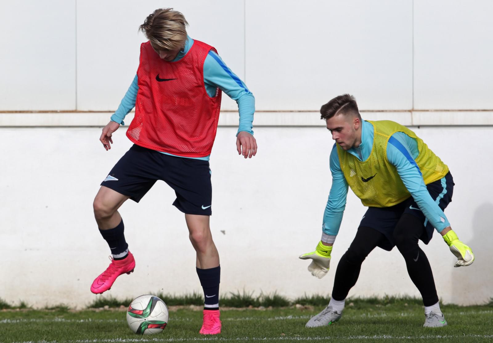 Тренировка «Зенита»-м на сборе в Испании 26 января 2016 года