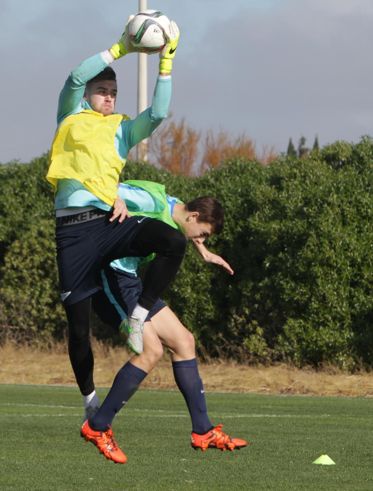 Тренировка «Зенита»-м на сборе в Испании 26 января 2016 года