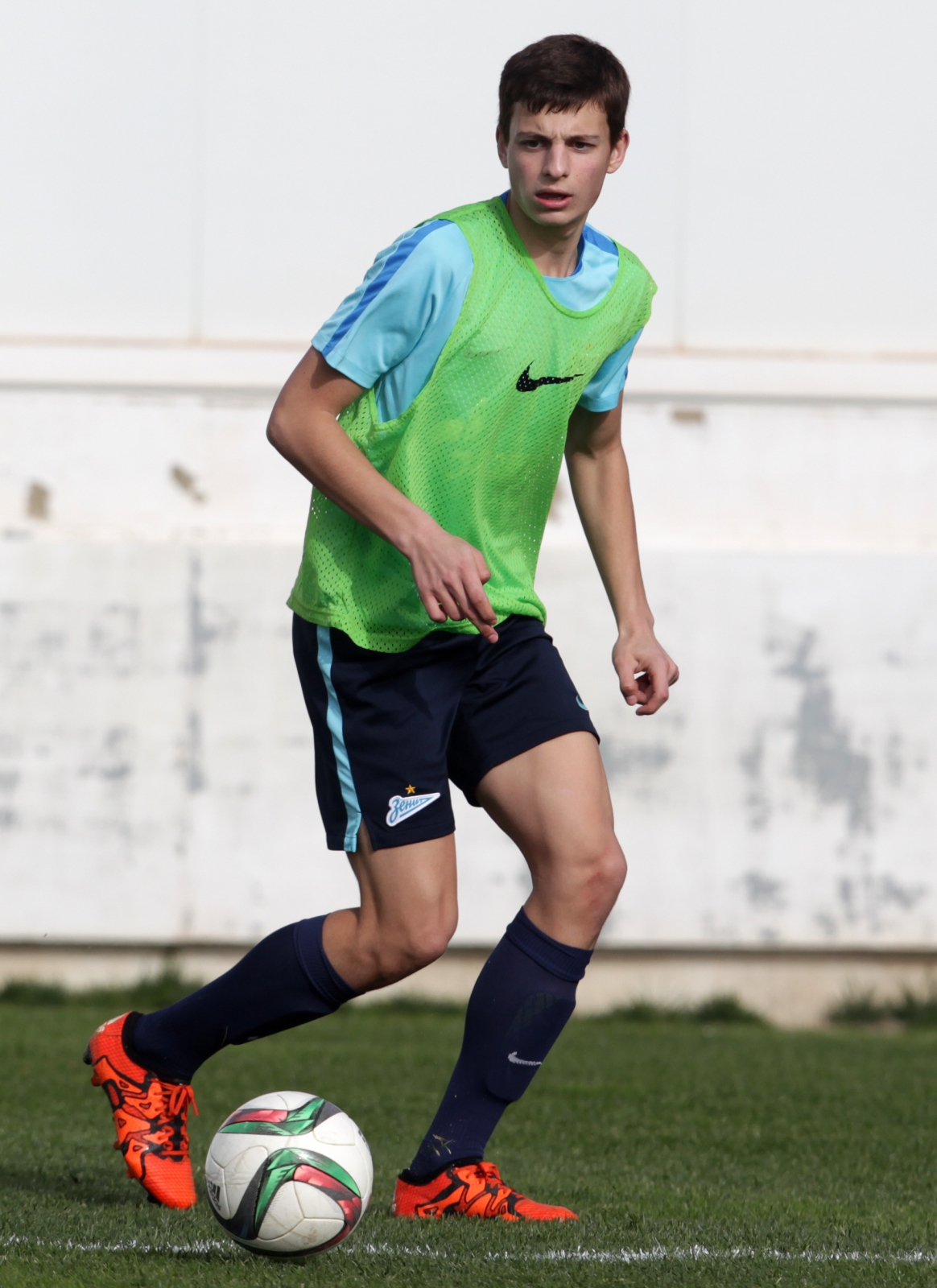 Тренировка «Зенита»-м на сборе в Испании 26 января 2016 года