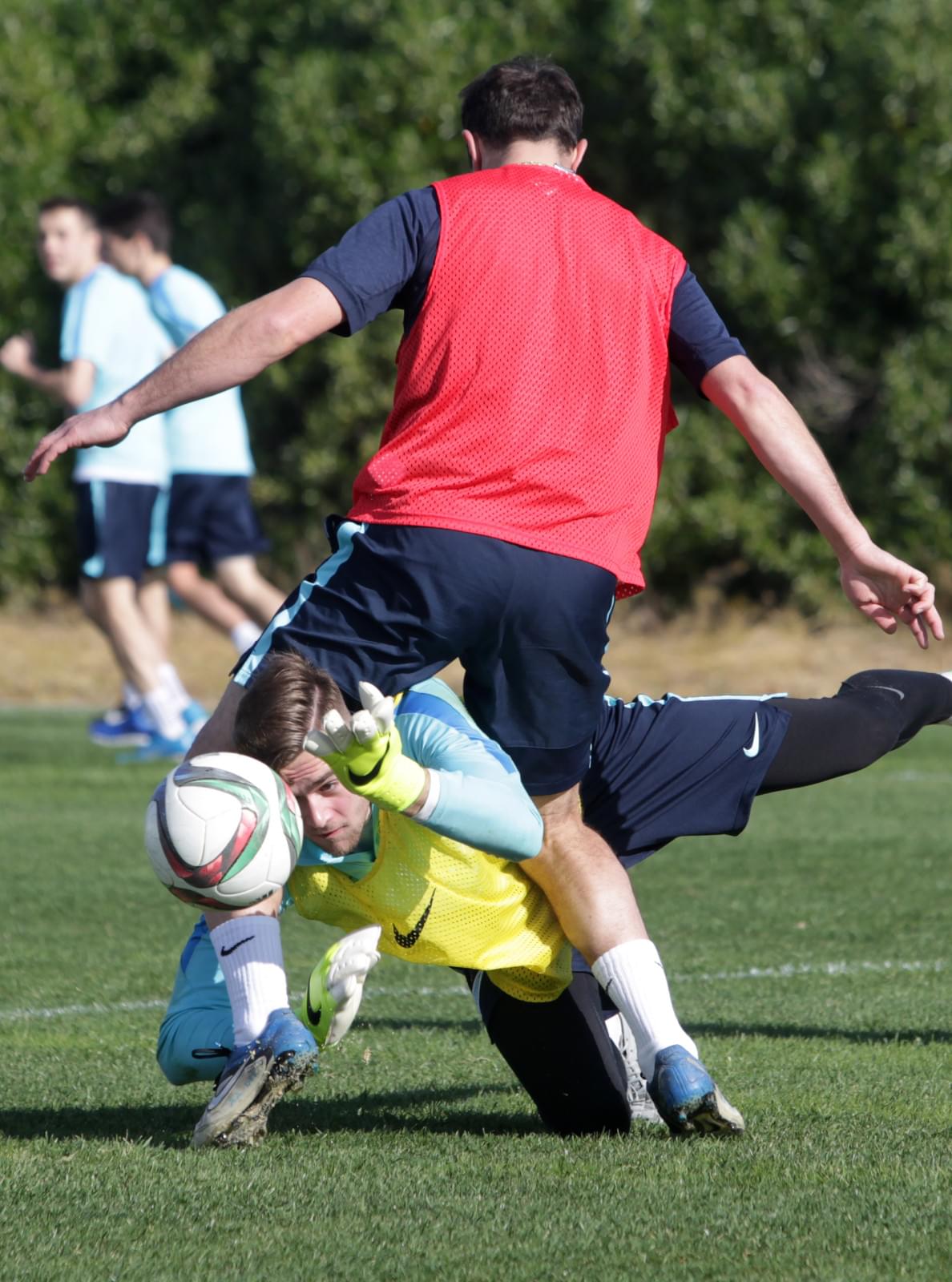 Тренировка «Зенита»-м на сборе в Испании 26 января 2016 года