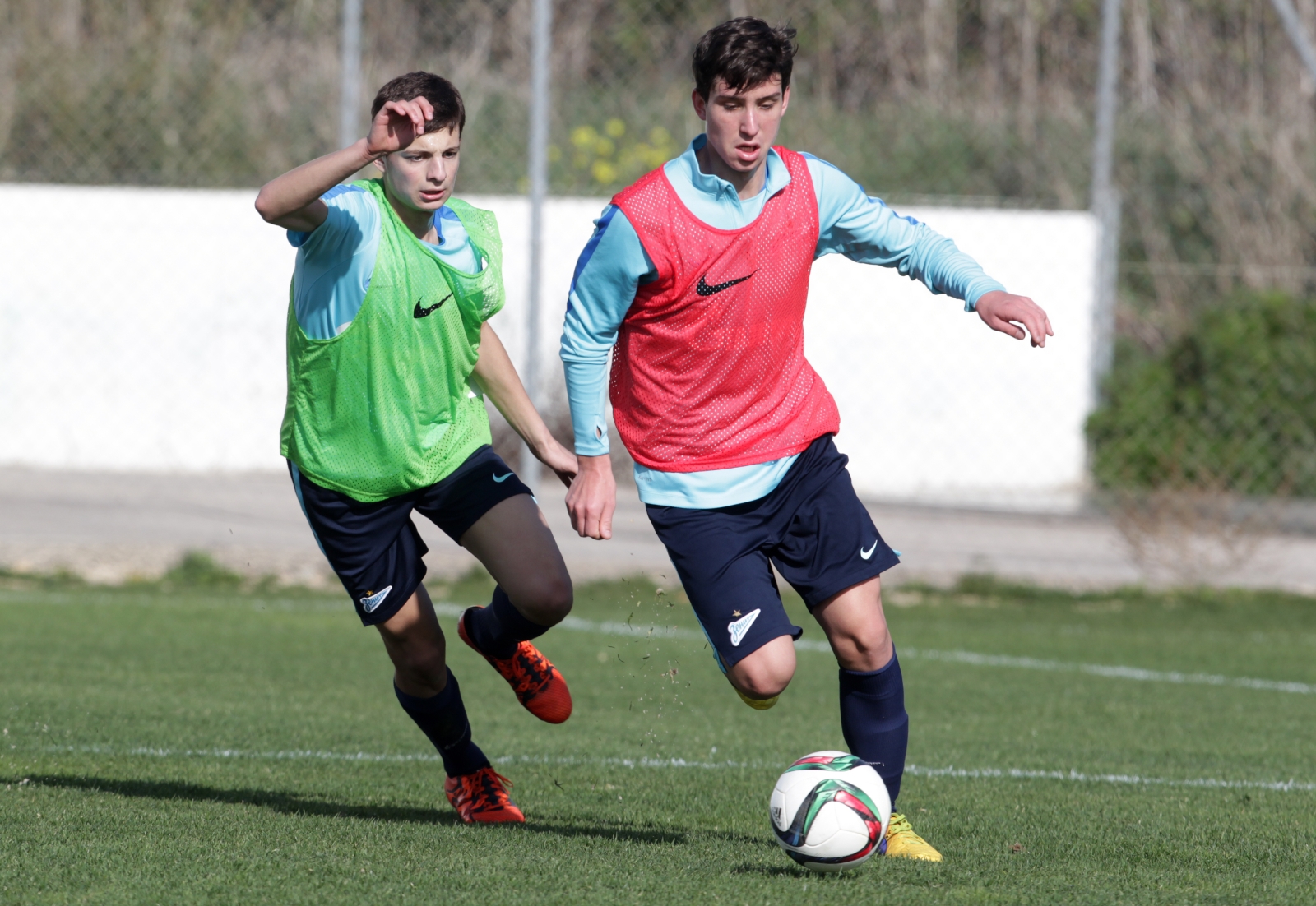 Тренировка «Зенита»-м на сборе в Испании 26 января 2016 года