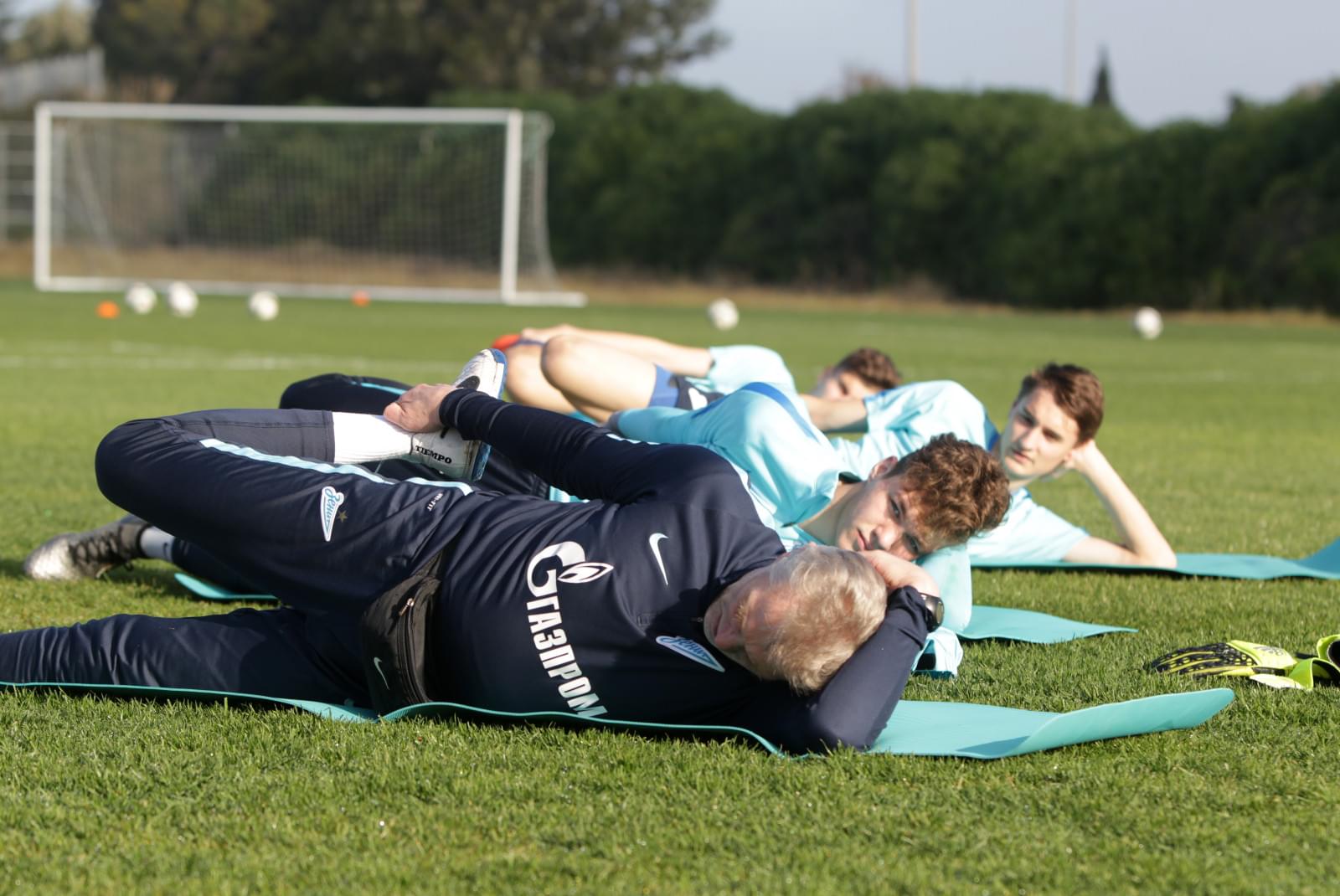 Тренировка «Зенита»-м на сборе в Испании 26 января 2016 года