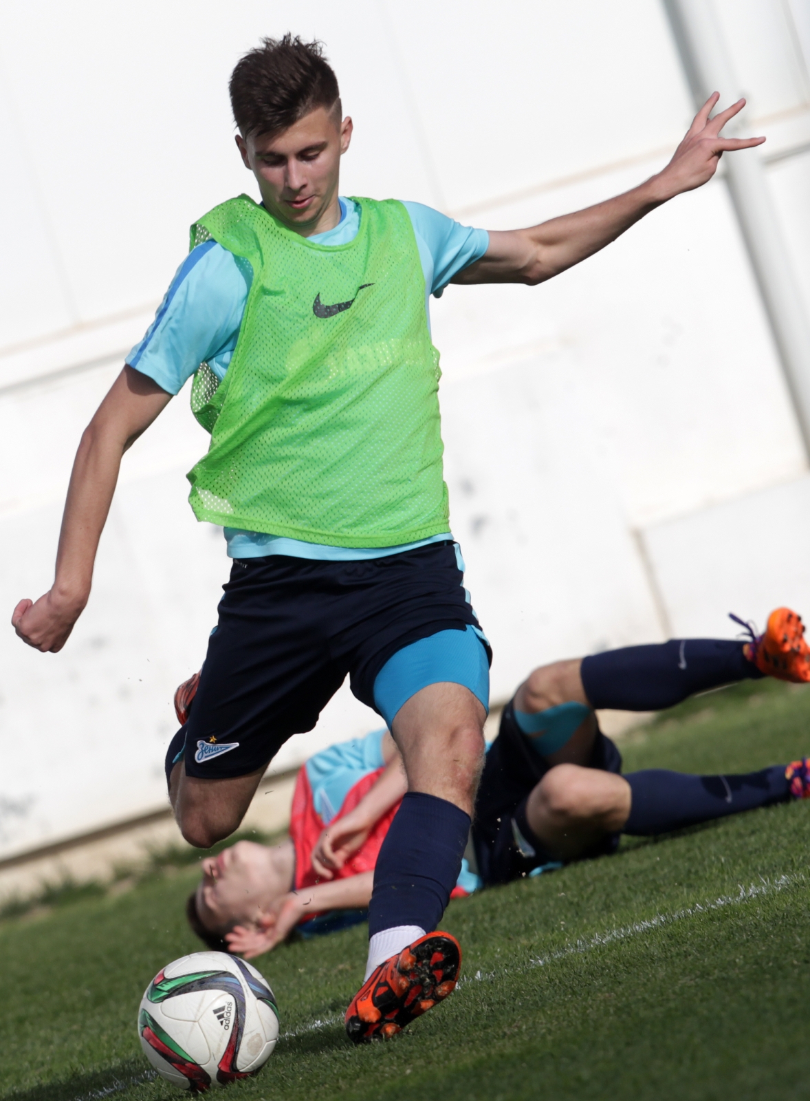 Тренировка «Зенита»-м на сборе в Испании 26 января 2016 года