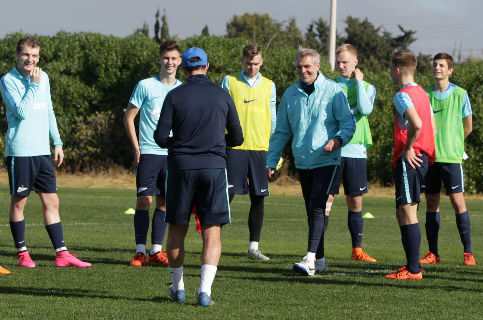 Тренировка «Зенита»-м на сборе в Испании 26 января 2016 года