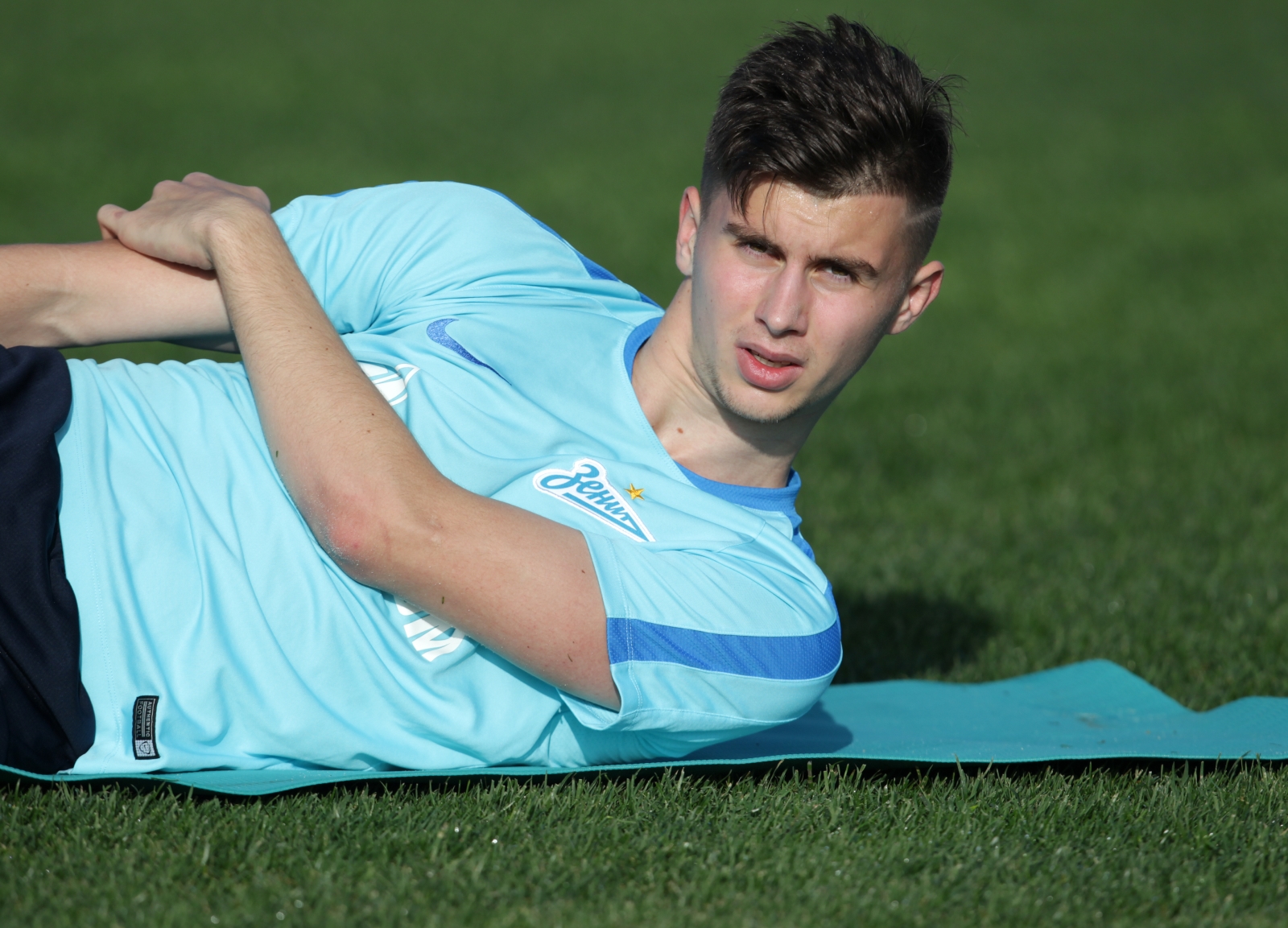 Тренировка «Зенита»-м на сборе в Испании 26 января 2016 года