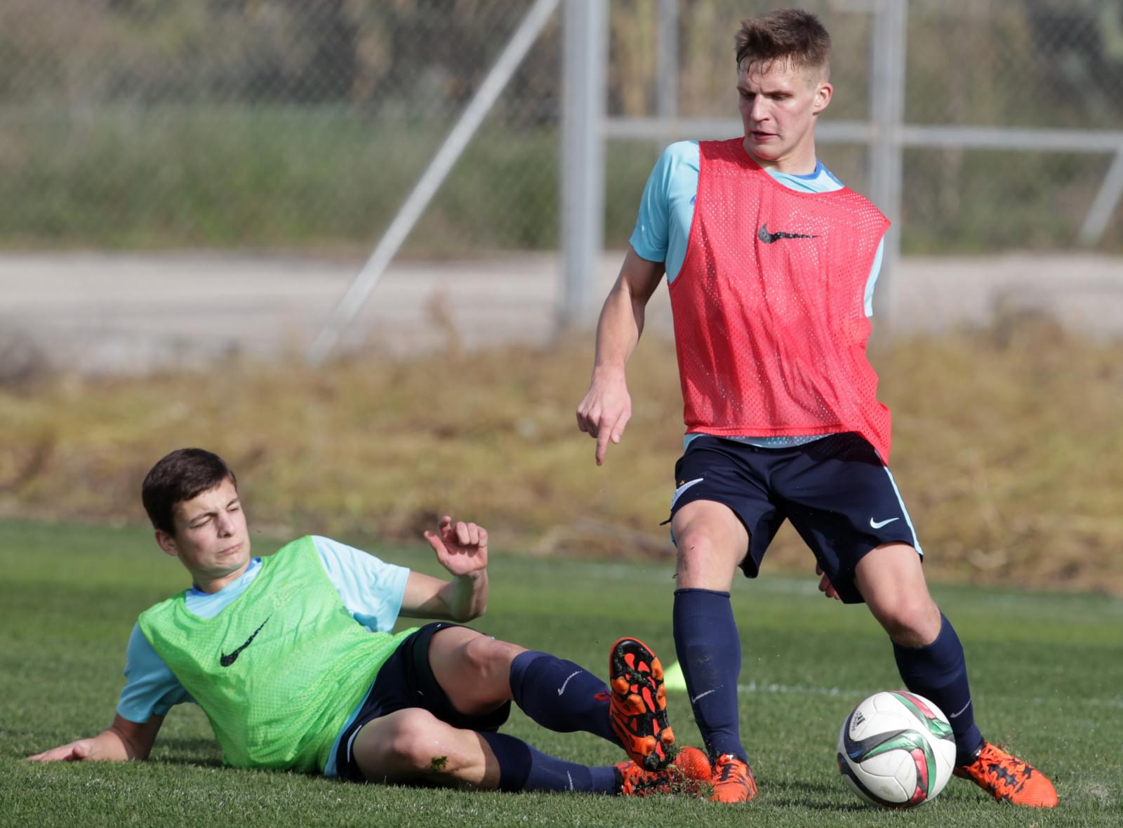 Тренировка «Зенита»-м на сборе в Испании 26 января 2016 года