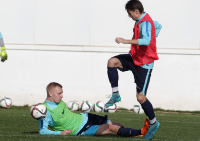 Тренировка «Зенита»-м на сборе в Испании 26 января 2016 года