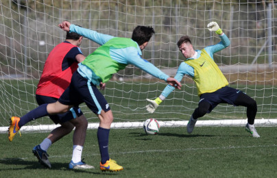 Тренировка «Зенита»-м на сборе в Испании 26 января 2016 года