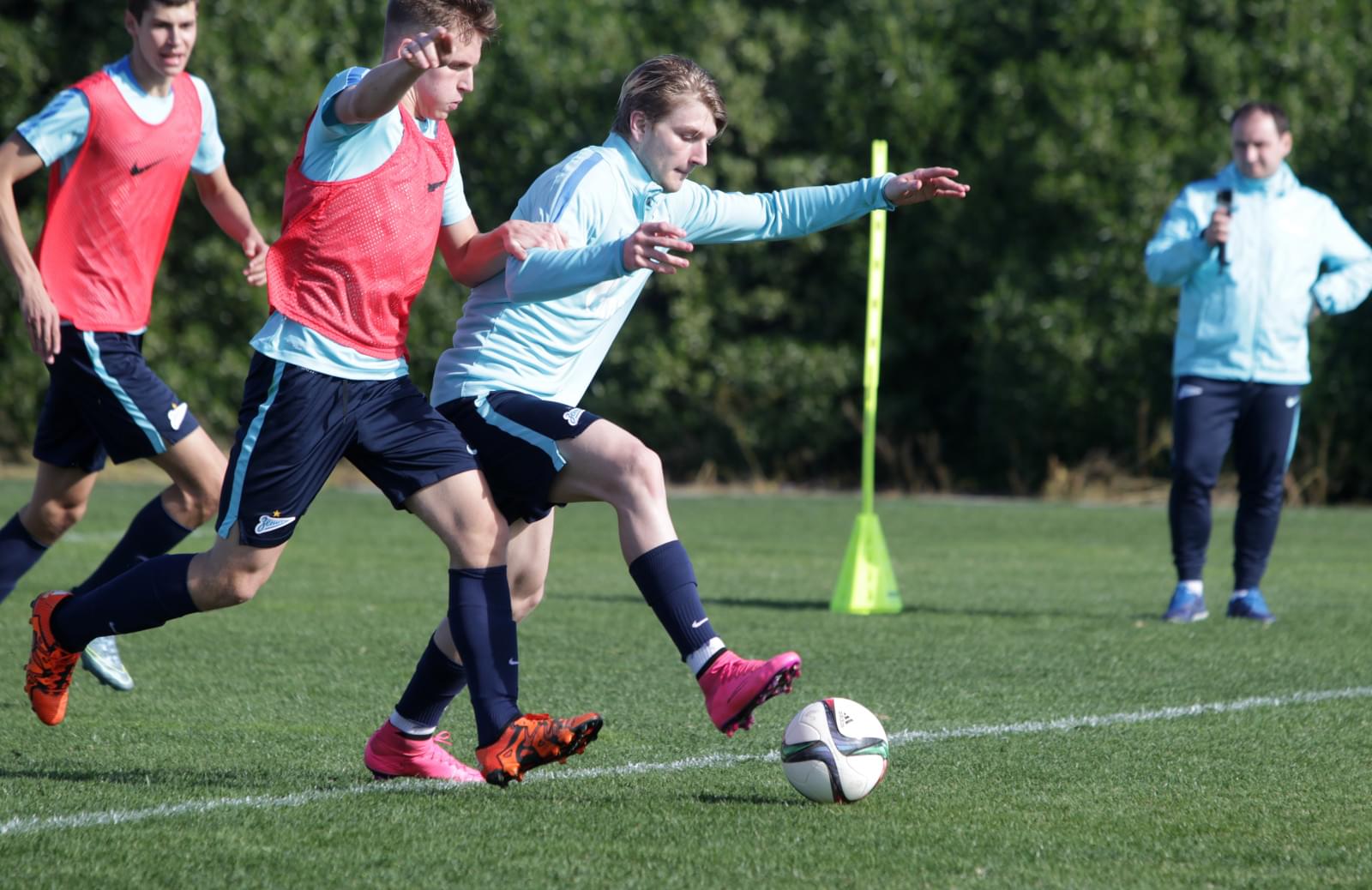 Тренировка «Зенита»-м на сборе в Испании 26 января 2016 года