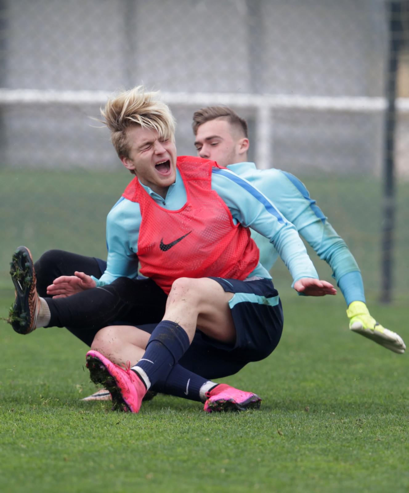 Тренировка «Зенита»-м на сборе в Испании 28 января 2016 года