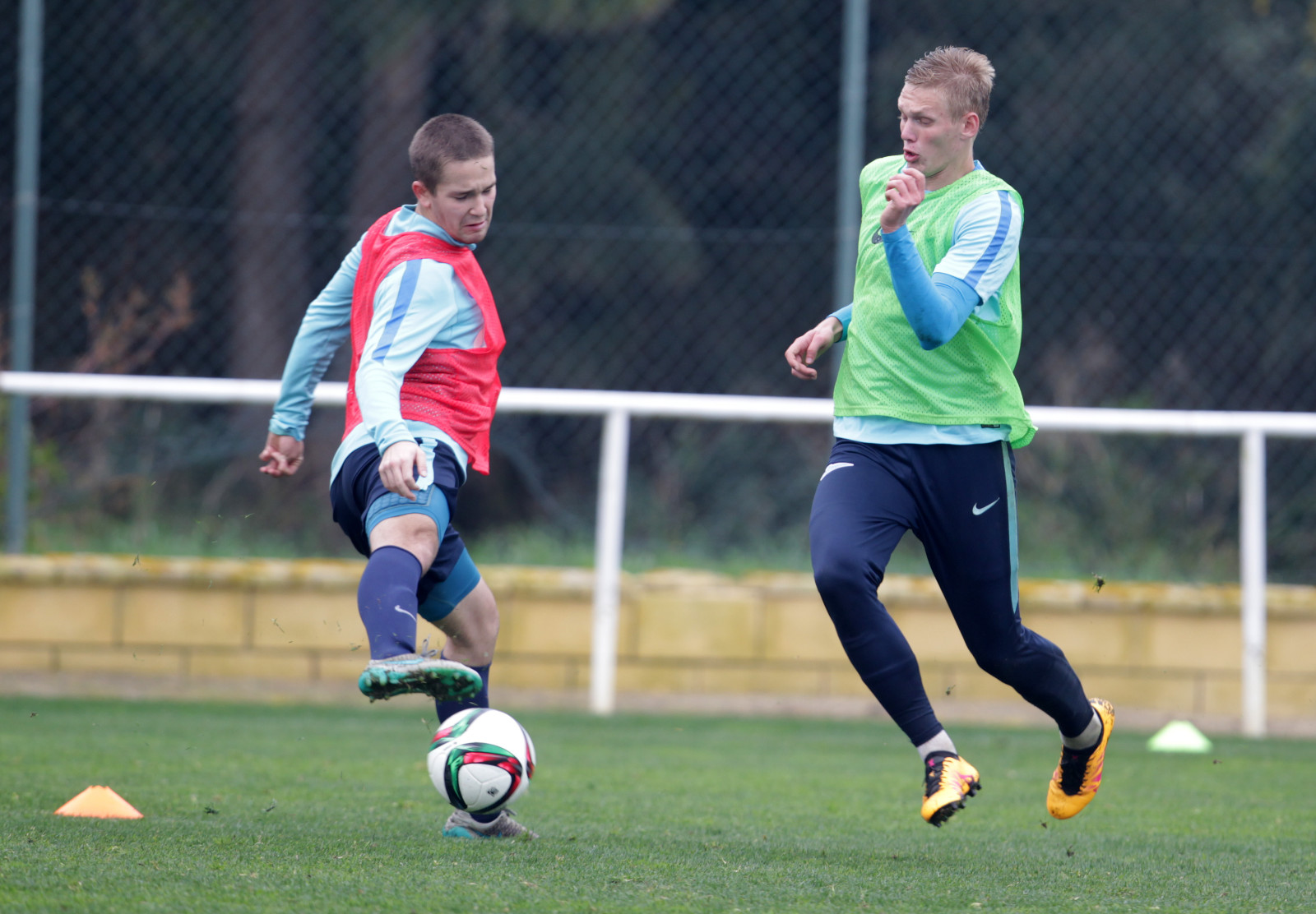 Тренировка «Зенита»-м на сборе в Испании 28 января 2016 года