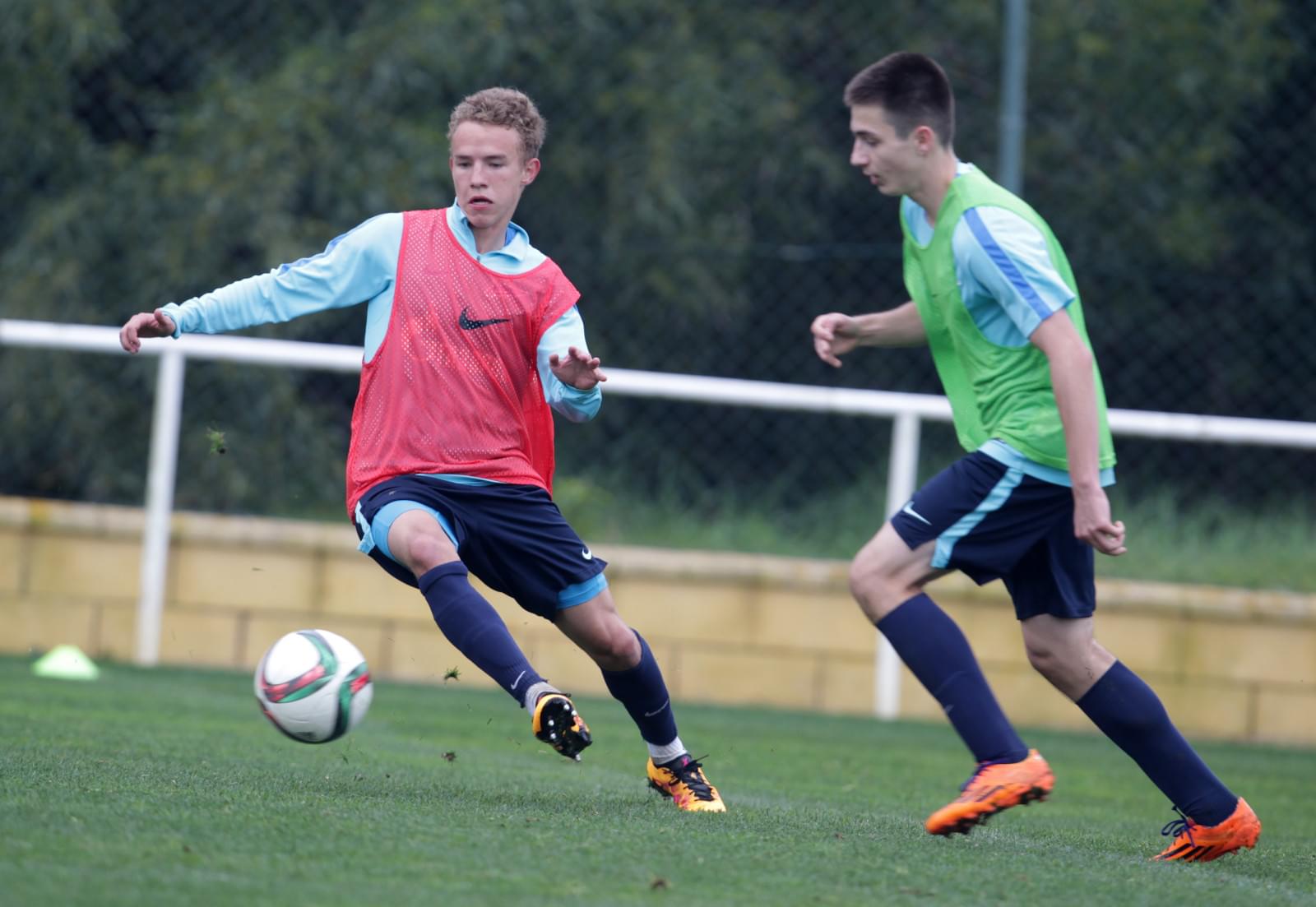 Тренировка «Зенита»-м на сборе в Испании 28 января 2016 года