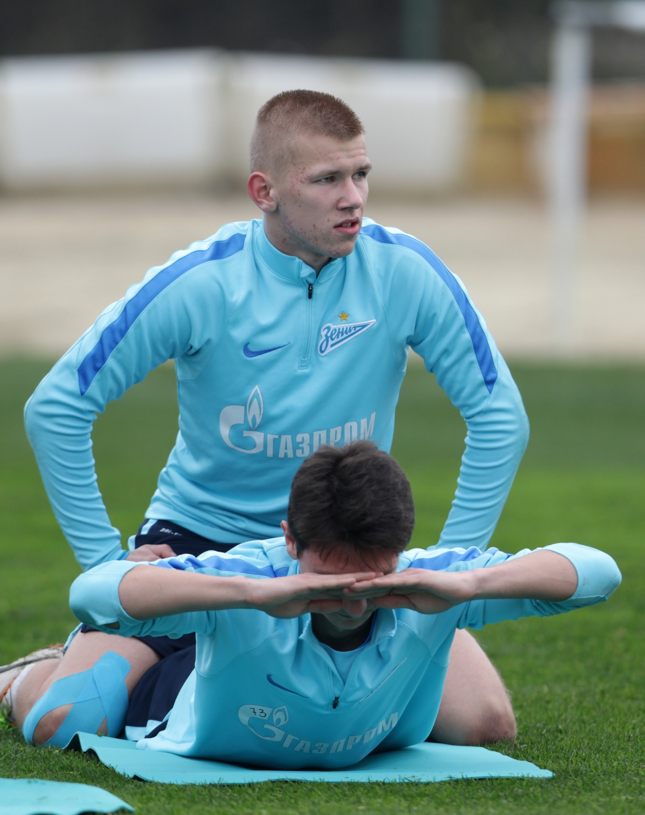 Тренировка «Зенита»-м на сборе в Испании 28 января 2016 года