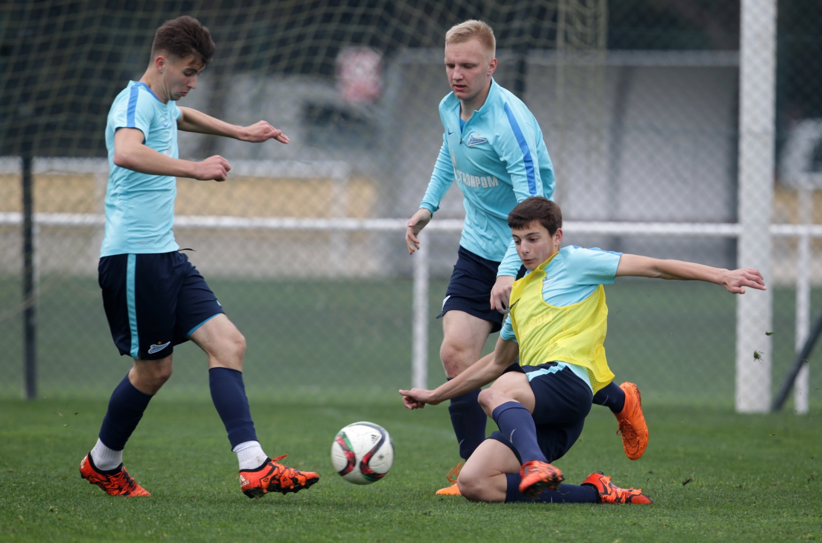 Тренировка «Зенита»-м на сборе в Испании 28 января 2016 года