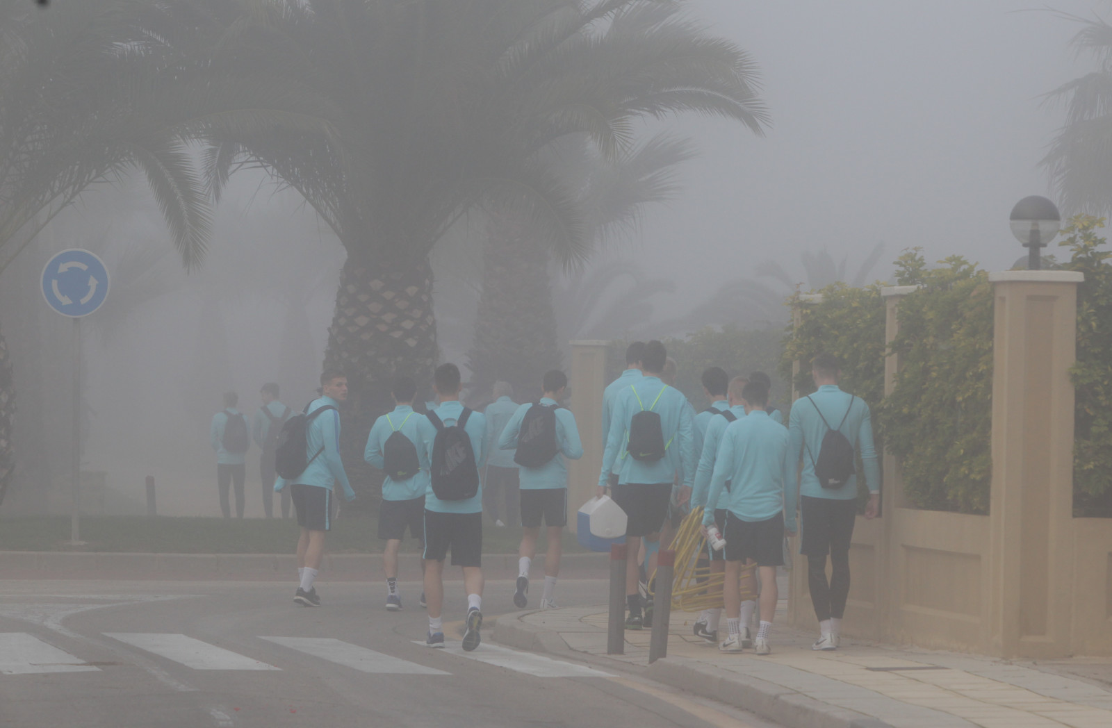 Тренировка «Зенита»-м на сборе в Испании 28 января 2016 года