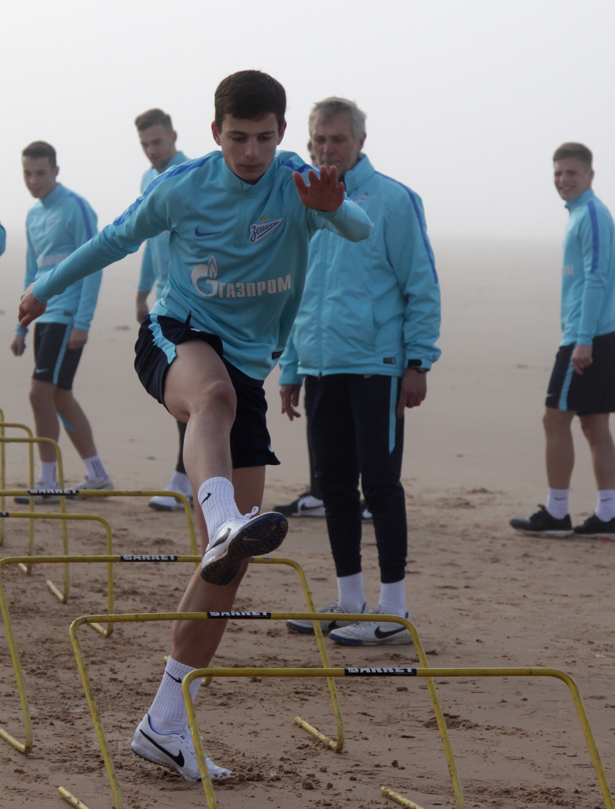 Тренировка «Зенита»-м на сборе в Испании 28 января 2016 года