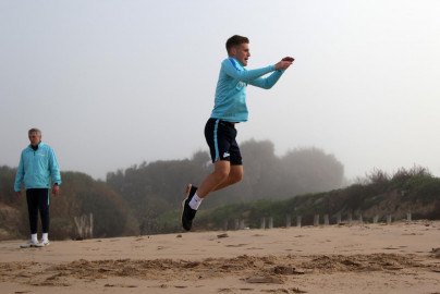 Тренировка «Зенита»-м на сборе в Испании 28 января 2016 года