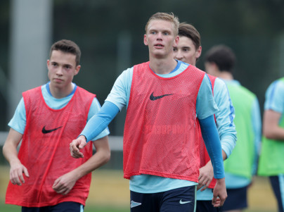 Тренировка «Зенита»-м на сборе в Испании 28 января 2016 года