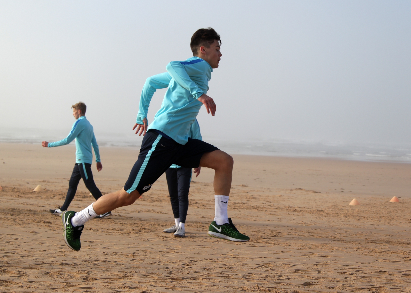 Тренировка «Зенита»-м на сборе в Испании 28 января 2016 года