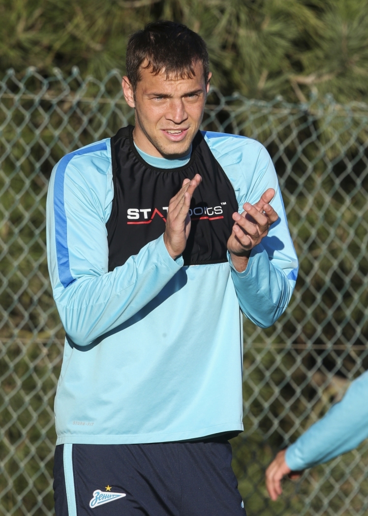 «Газпром»-тренировочный сбор в Фару: 29 января, вечерняя тренировка