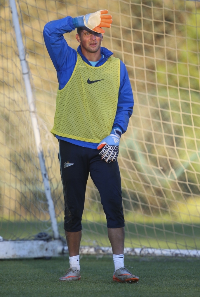 «Газпром»-тренировочный сбор в Фару: 29 января, вечерняя тренировка