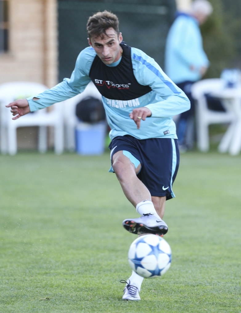 «Газпром»-тренировочный сбор в Фару: 29 января, вечерняя тренировка