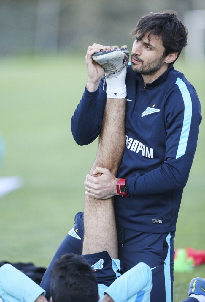 «Газпром»-тренировочный сбор в Фару: 29 января, вечерняя тренировка