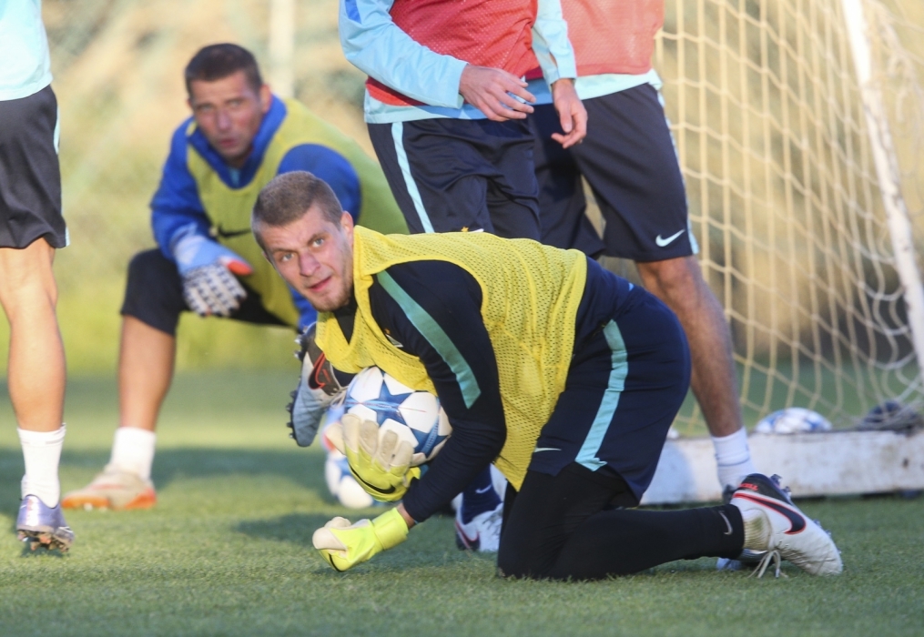 «Газпром»-тренировочный сбор в Фару: 29 января, вечерняя тренировка