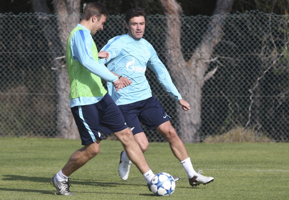 «Газпром»-тренировочный сбор в Фару: 6 февраля, утренняя тренировка