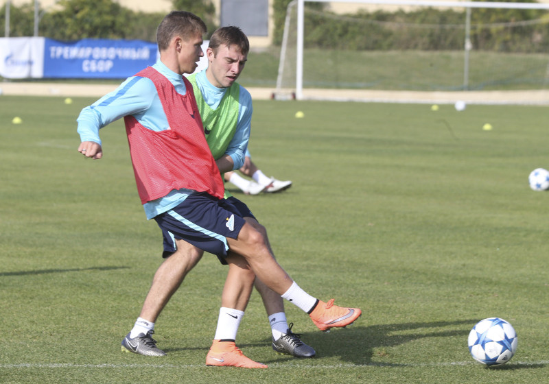 «Газпром»-тренировочный сбор в Фару: 6 февраля, утренняя тренировка