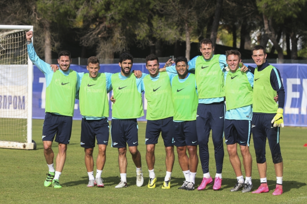 «Газпром»-тренировочный сбор в Фару: 6 февраля, утренняя тренировка