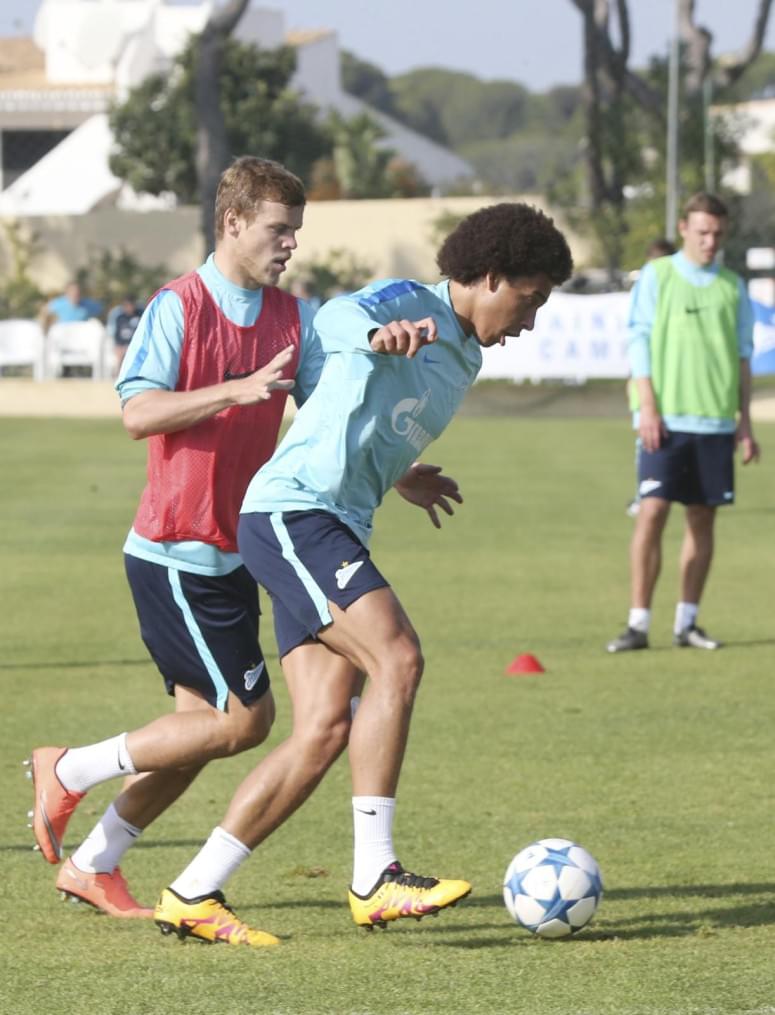 «Газпром»-тренировочный сбор в Фару: 6 февраля, утренняя тренировка