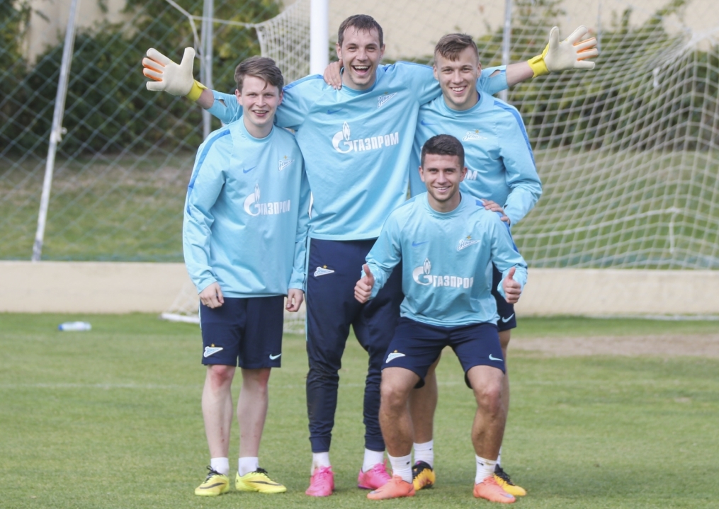 «Газпром»-тренировочный сбор в Фару: 6 февраля, утренняя тренировка