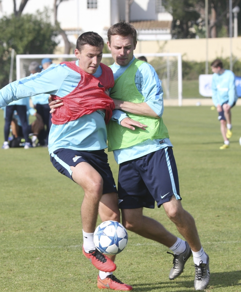 «Газпром»-тренировочный сбор в Фару: 6 февраля, утренняя тренировка
