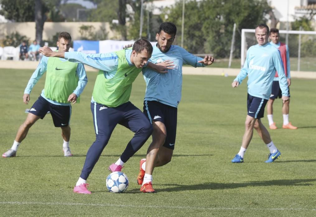 «Газпром»-тренировочный сбор в Фару: 6 февраля, утренняя тренировка