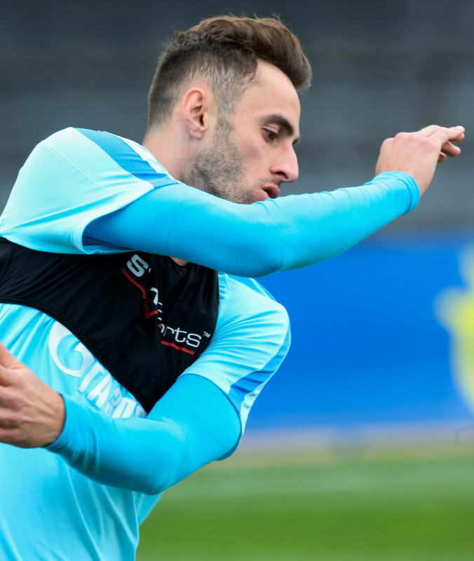 «Газпром»-тренировочные сборы в Испании: тренировка 12 февраля