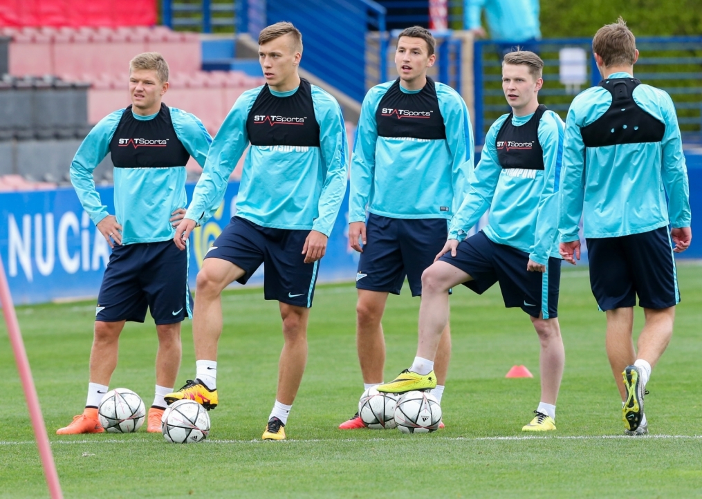 «Газпром»-тренировочные сборы в Испании: тренировка 12 февраля